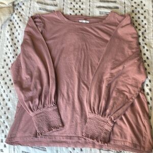 Long sleve size L pink